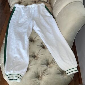 New Gucci mens terry cloth jogging pants